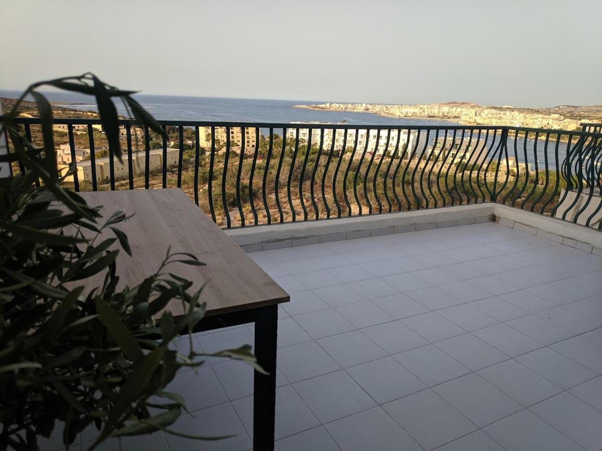 Gaia Penthouse Sea And Country Views Home San Pawl il-Baħar Eksteriør billede