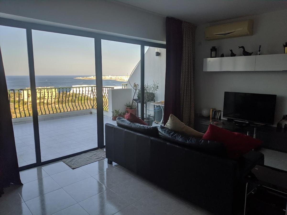 Gaia Penthouse Sea And Country Views Home San Pawl il-Baħar Eksteriør billede