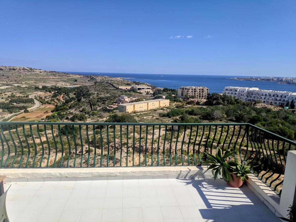 Gaia Penthouse Sea And Country Views Home San Pawl il-Baħar Eksteriør billede